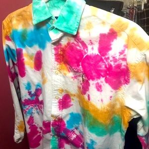 TieDye Ralph Lauren Long Sleeve Button Down